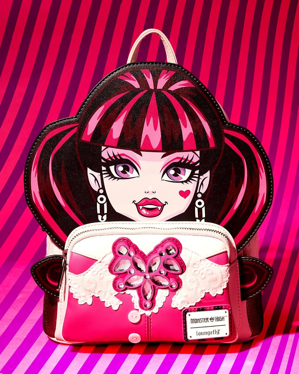 image:imageLoungefly Mattel Monster High Draculaura Cosplay MiniBackpack Amazon Exclusive
