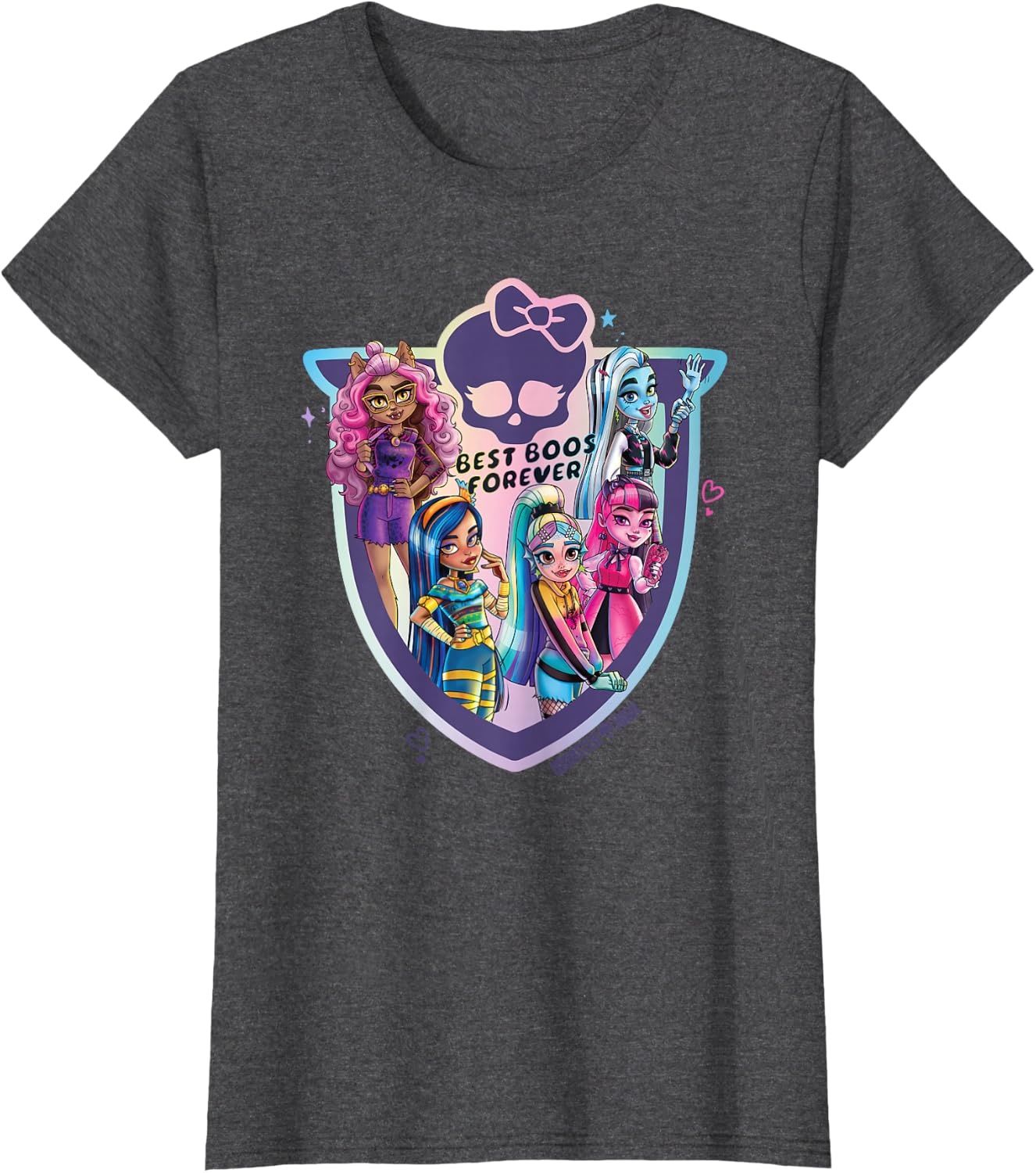 image:imageMonster High Best Boos Forever TShirtDark Heather Grey