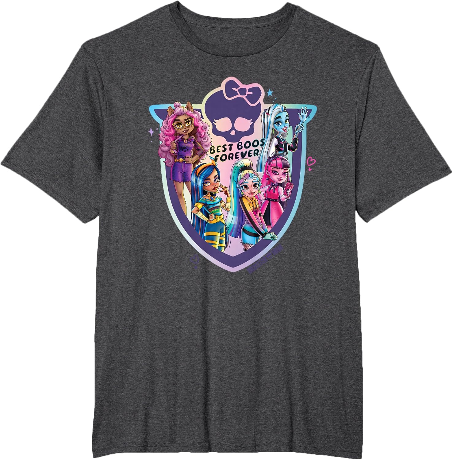 image:imageMonster High Best Boos Forever TShirtDark Heather Grey