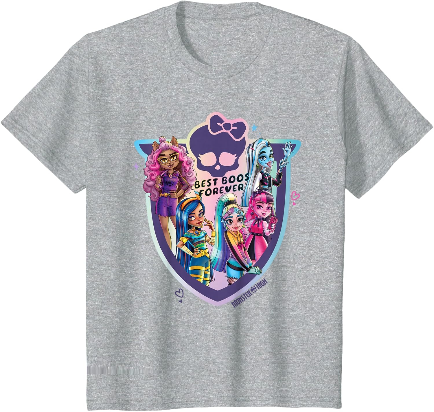 image:imageMonster High Best Boos Forever TShirtHeather Grey