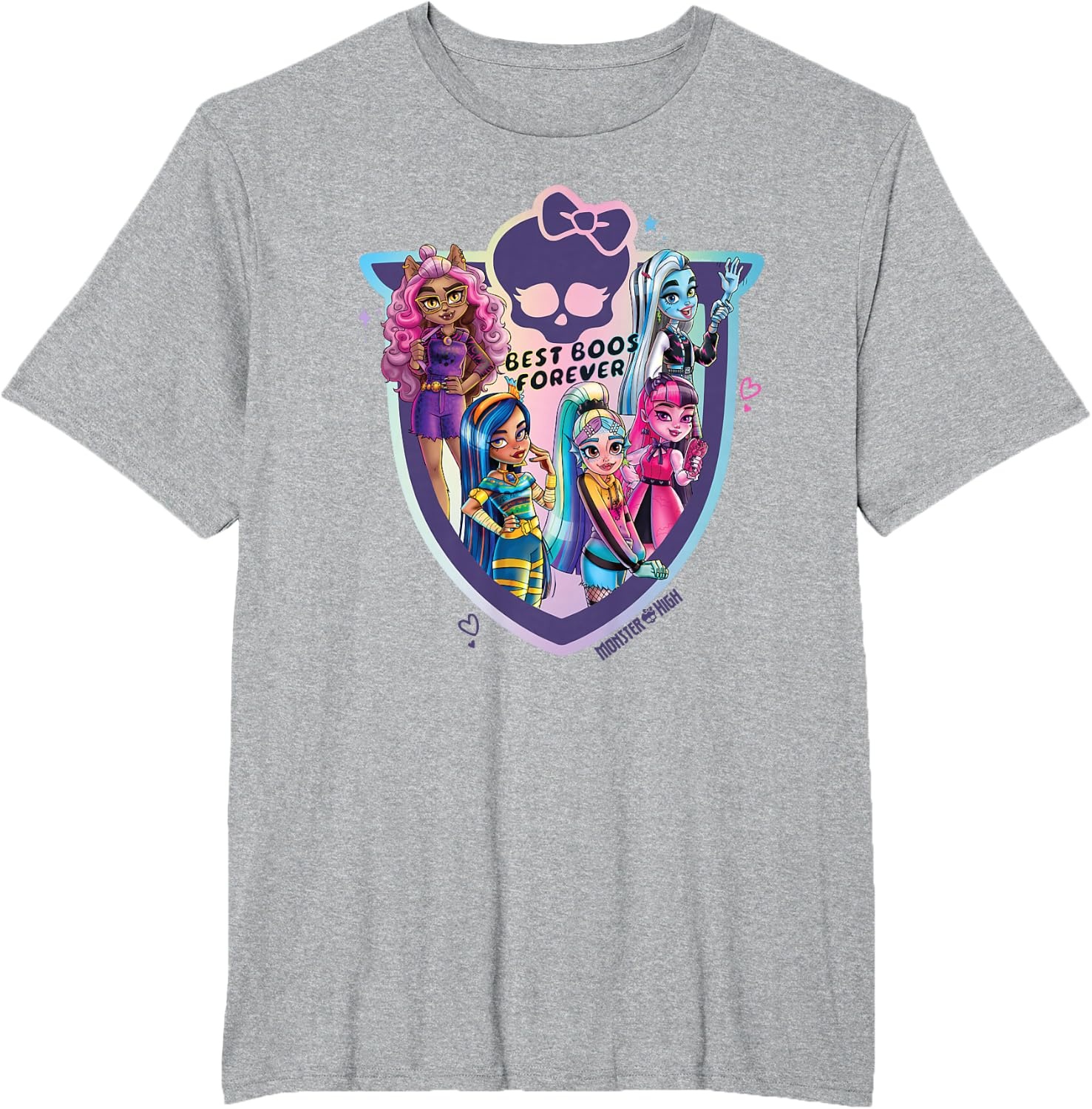 image:imageMonster High Best Boos Forever TShirtHeather Grey