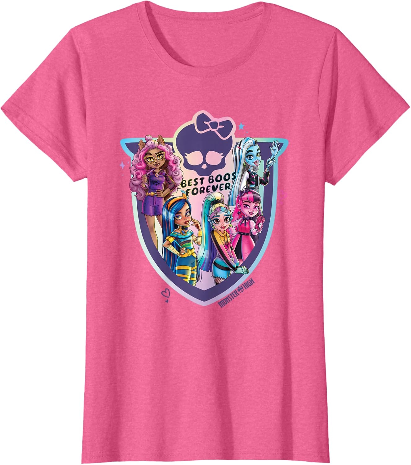 image:imageMonster High Best Boos Forever TShirtPink Heather