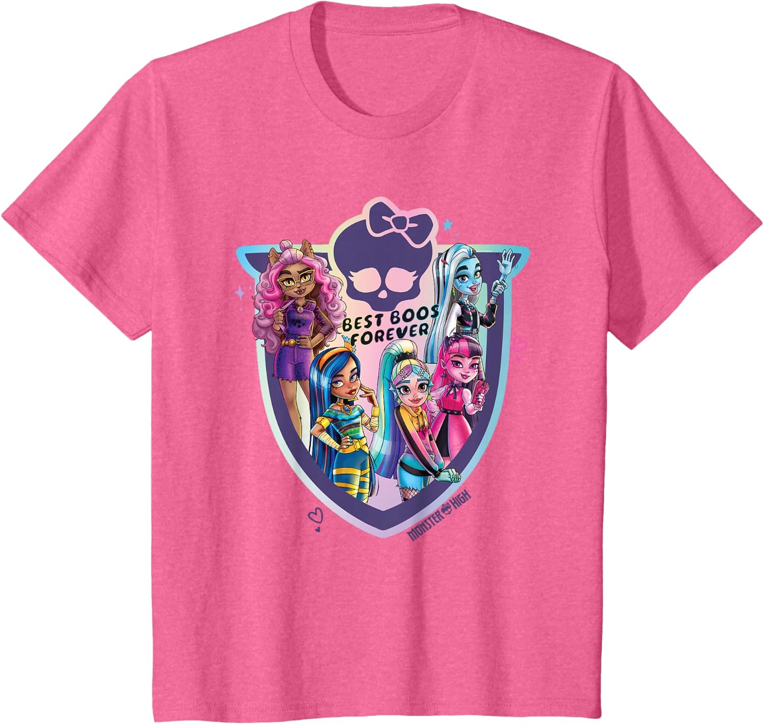 image:imageMonster High Best Boos Forever TShirtPink Heather