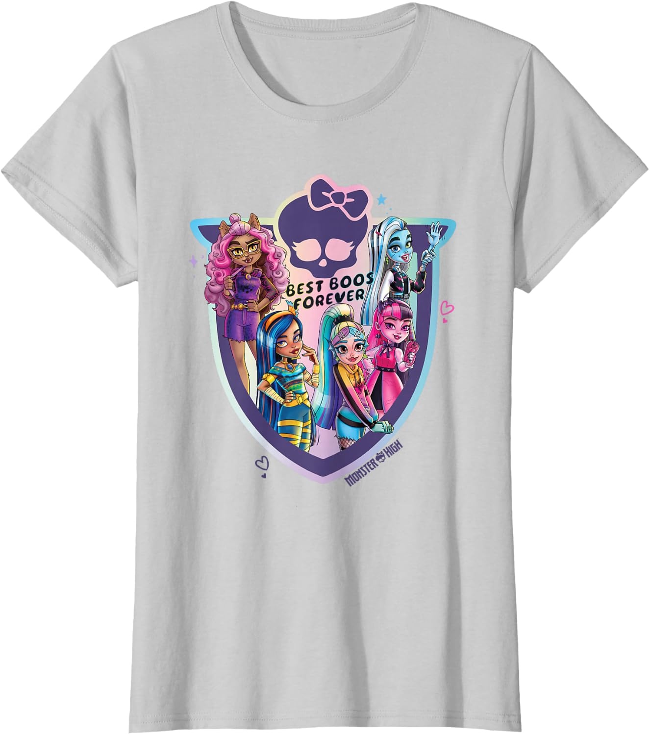 image:imageMonster High Best Boos Forever TShirtSilver Grey