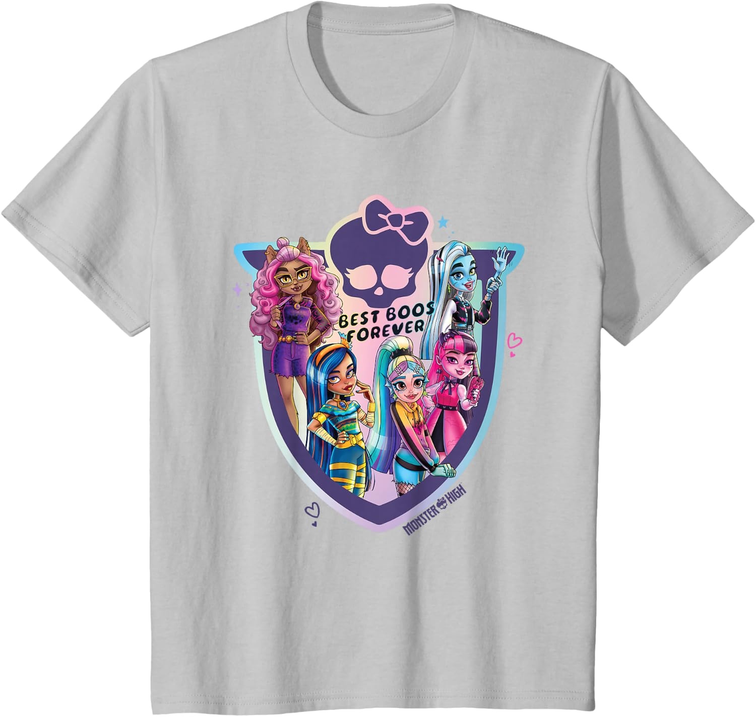 image:imageMonster High Best Boos Forever TShirtSilver Grey