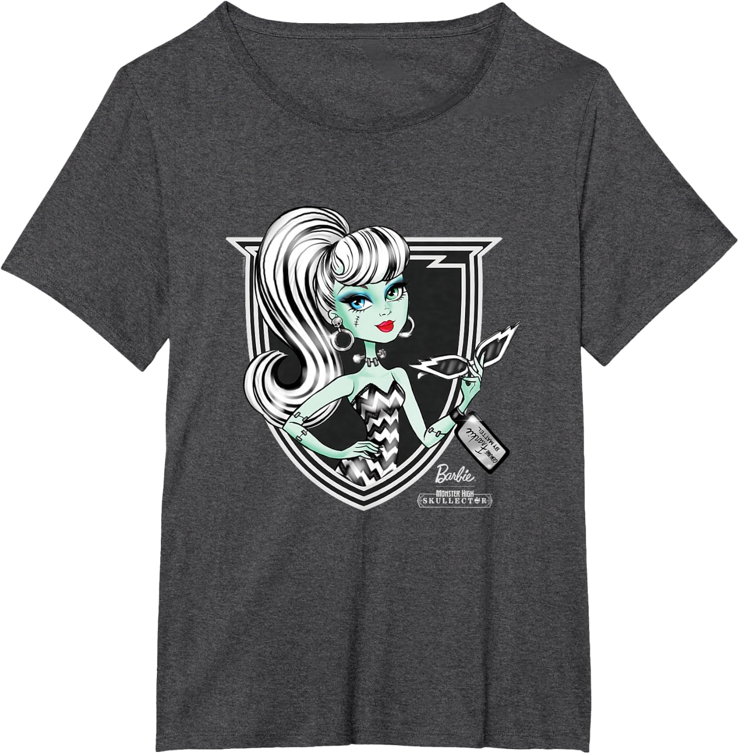 image:imageMonster High x Barbie Frankie TShirtDark Heather Grey