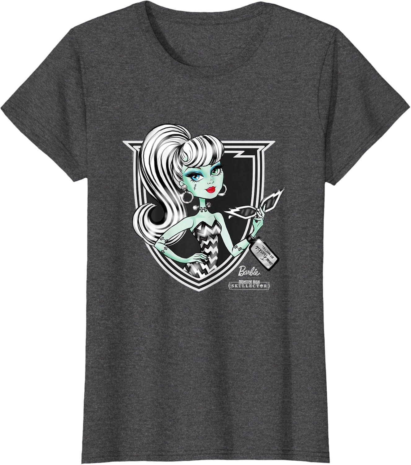 image:imageMonster High x Barbie Frankie TShirtDark Heather Grey