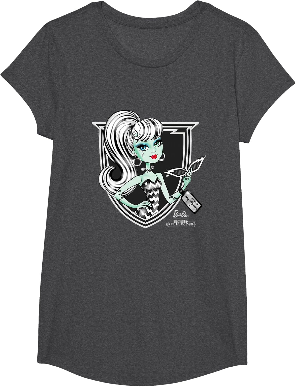 image:imageMonster High x Barbie Frankie TShirtDark Heather Grey