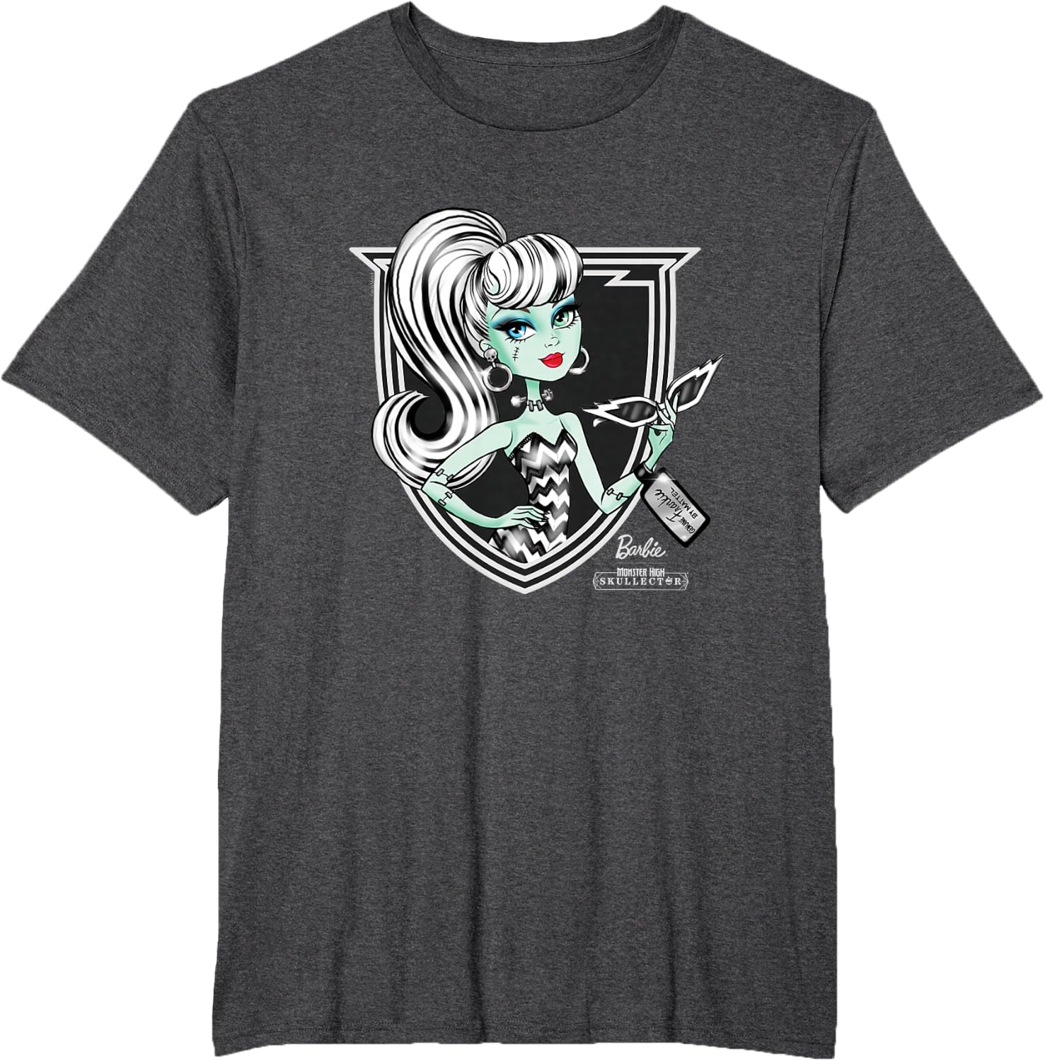 image:imageMonster High x Barbie Frankie TShirtDark Heather Grey