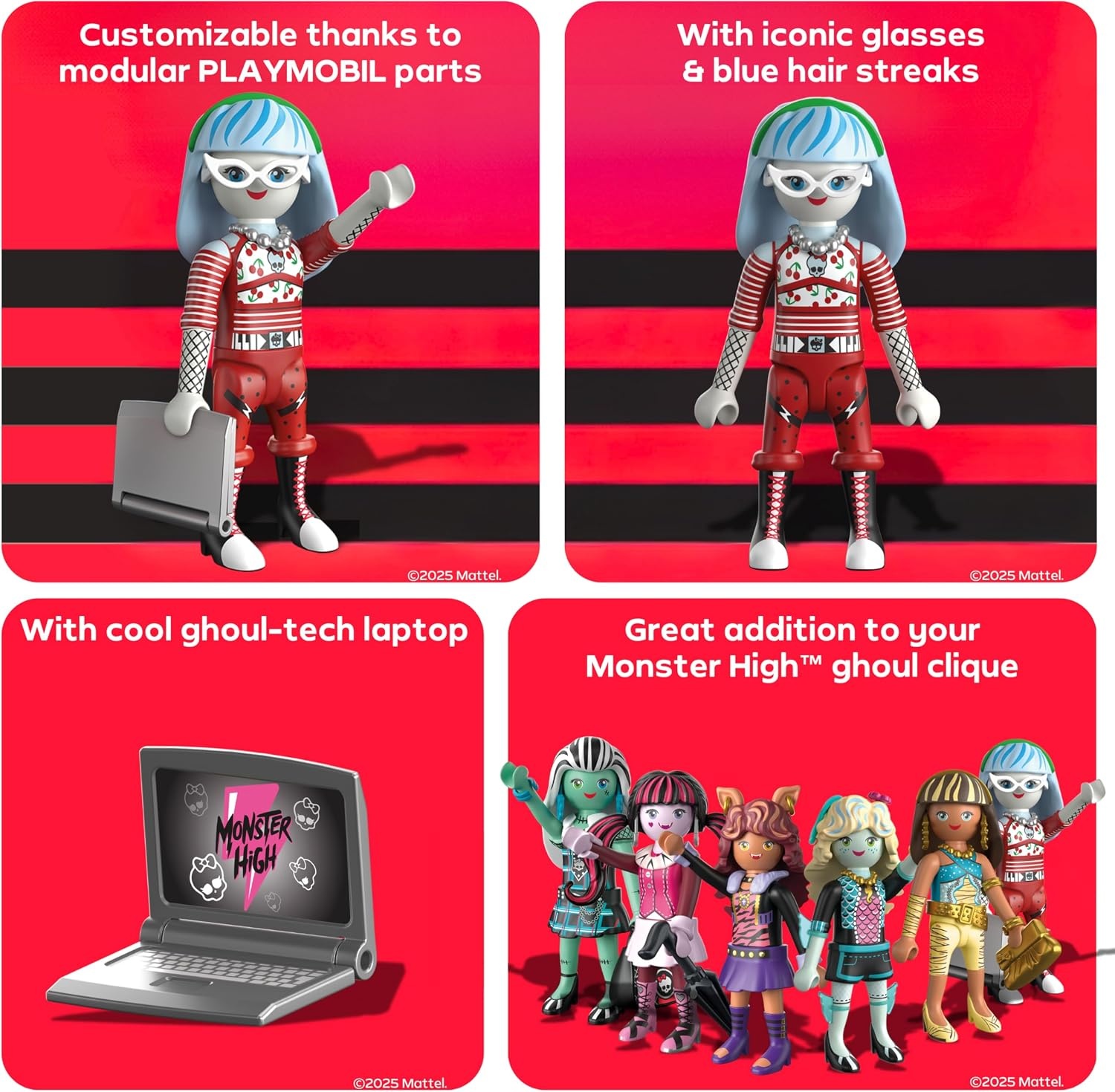 image:imagePlaymobil X Monster High Cleo De NileGhoulia Yelps
