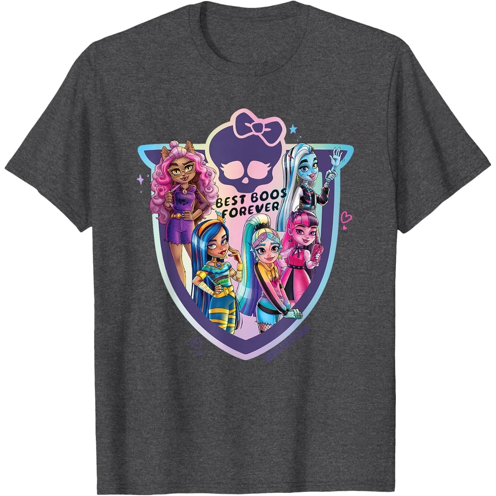 image:imageMonster High Best Boos Forever TShirtDark Heather Grey