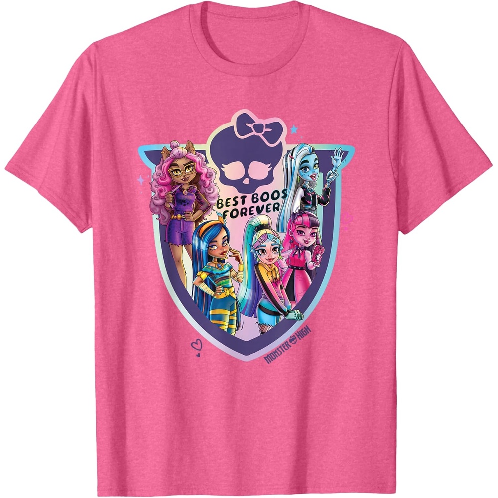 image:imageMonster High Best Boos Forever TShirtPink Heather