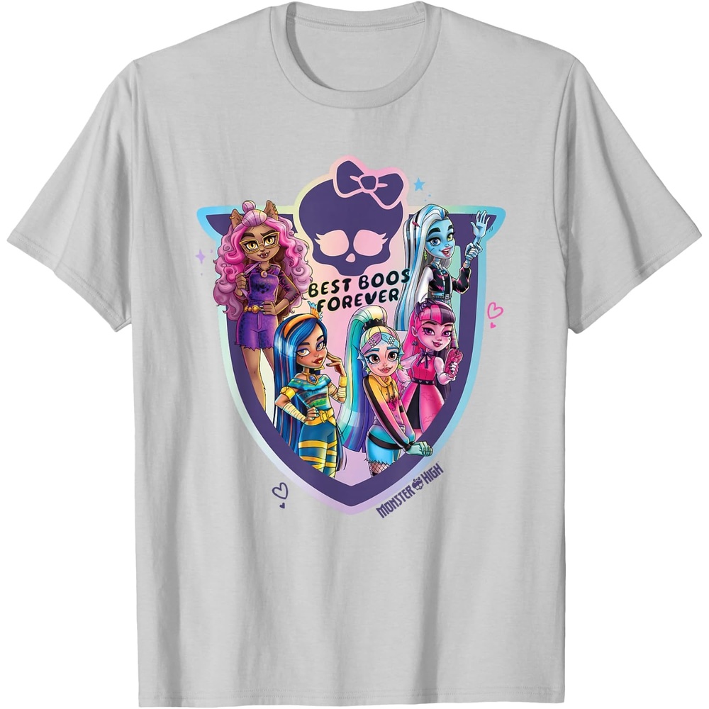 image:imageMonster High Best Boos Forever TShirtSilver Grey