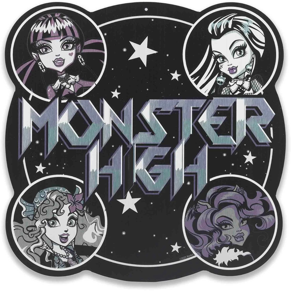 image:imageMonster High Freaky Fab Hanging Wood Wall Decor Fun Monster High Sign for Bedroom or Movie RoomBlack