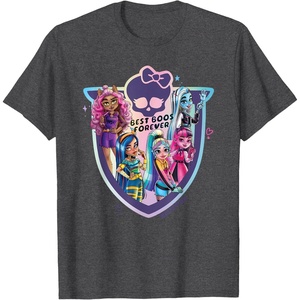 Monster High – Best Boos Forever T-Shirt(Dark Heather Grey)